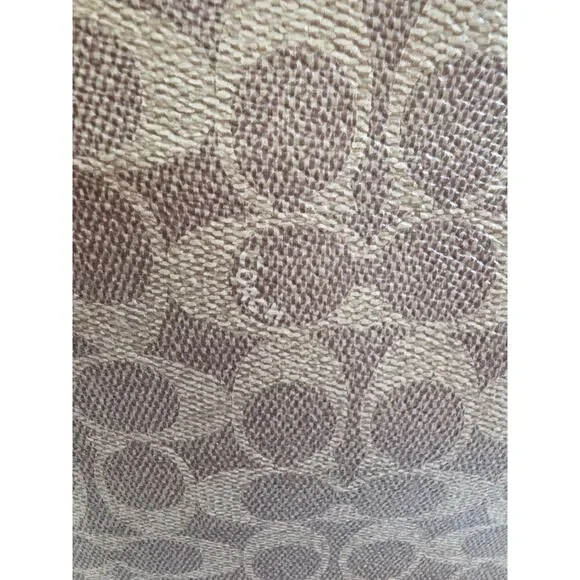 COACH Field Tote Signature Canvas Tote Bag & Dust Ruffle (11×11×6) - Picture 2 of 11